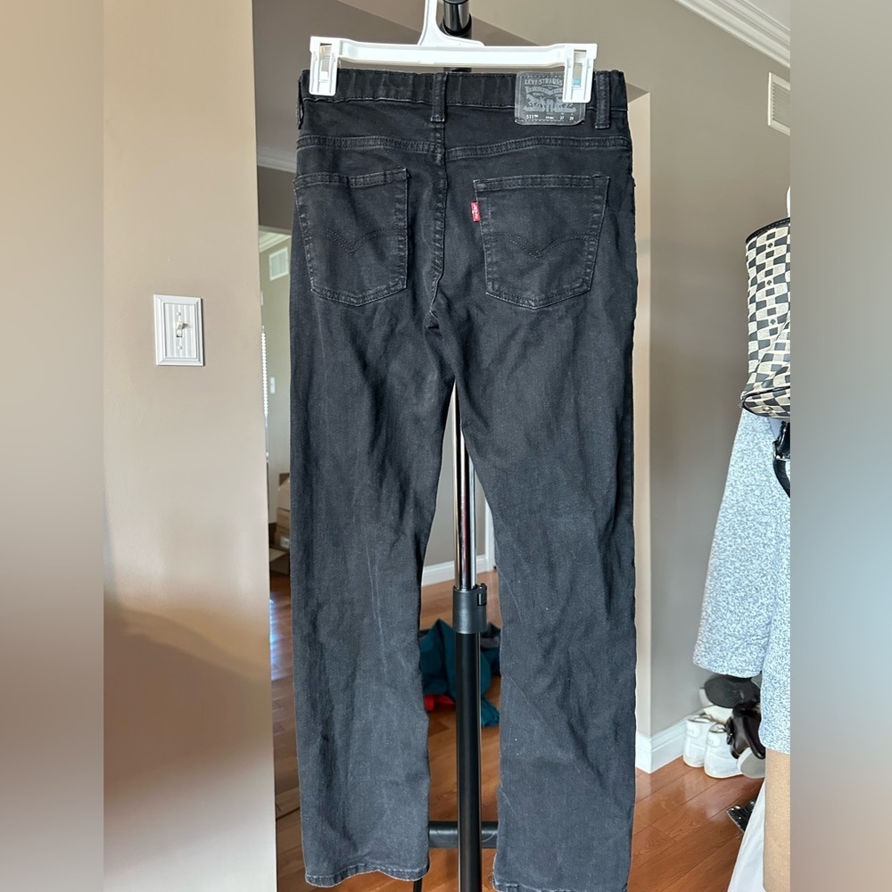 Levi's Women's Black Straight Jeans - Picture 3 of 4
